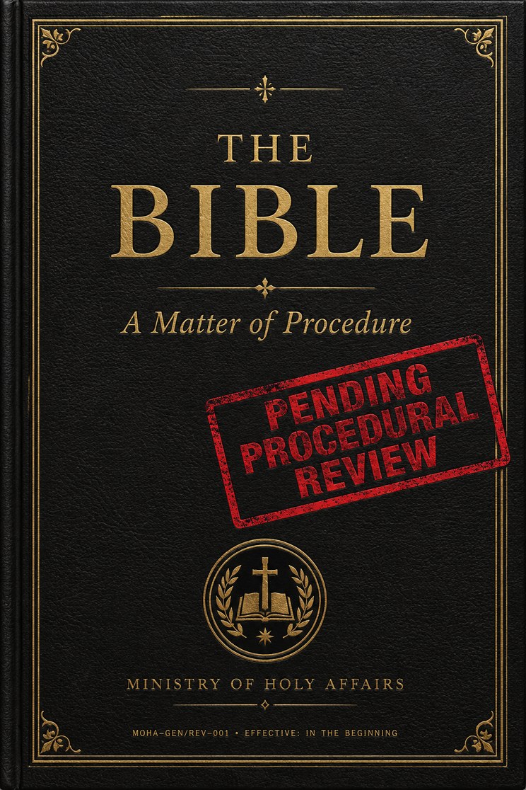 The Bible: A Matter of Procedure book cover
